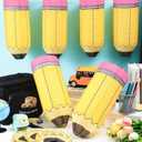 Retisee 12 Pcs Pencil Hanging Paper Lanterns Party Decorations, Kindergarten Preschool Classroom Decor Back to School Art Ceiling, First Day of School Birthday Supplies (15 Inch)