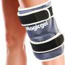Magic Gel Ice Pack for Knee - Reusable Cold Wrap for Injuries - Soft Flexible Cooling for Icing Knees, Elbow, Calf, Wrist - Adjustable Wraparound Straps