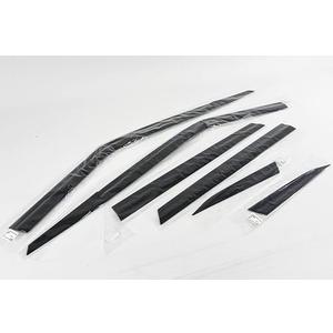 Smoke Black Rain Guards 6p Compatible with 2022 KIA EV6 (E261)