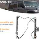 NPAUTO Front Passenger Side Power Window Regulator Without Motor fit for BMW X5 E53 Sport Utility 2000 2001 2002 2003 2004 2005 2006, Right, 740-489