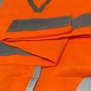 2 Pieces Dog Reflective Vest Adjustable Dog Safety Service Vest Pet High Visibility Apparel for Hunting Outdoor Activities Walking at Night(M,Orange, Fluorescent Yellow)