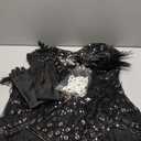 Women's Flapper Dresses 1920s,Great Gatsby Dresses Sequin Fringe Cocktail Dress Roaring 20s Dress for Harlem (Large)