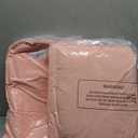 JOLLYVOGUE Twin XL Comforter Set 5 Pieces - Bed in a Bag Twin XL for All Season, Pintuck Bedding Comforter Sets with Comforter, Flat Sheet, Fitted Sheet and Pillowcases & Shams, Pink