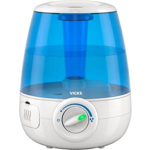 Vicks Filter-Free Ultrasonic Humidifier. #1 Brand Recommended by Pediatricians*. 1.2 Gal Ultrasonic cool mist humidifier for medium to large Bedrooms, Kids Rooms, and More. Use with Vicks VapoPads.