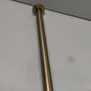 Ivilon Tension Curtain Rod - Spring Tension Rod for Windows or Shower, 36 to 54 Inch. Warm Gold