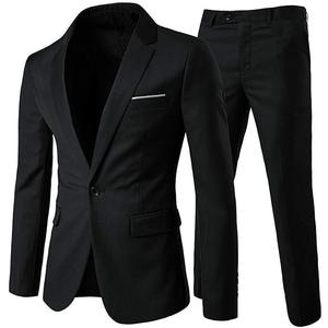 Cloudstyle Men's 2-Piece Suits Slim Fit 1 Button Dress Suit Jacket Blazer & Pants Set
, XS