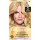 L'Oreal Paris Superior Preference Luminous Fade-Defying Permanent Hair Color, Hair Dye For Up to 9 Weeks of Radiance, Light Golden Blonde 9G, 1 Hair Dye Kit