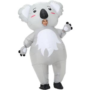 Inflatable Koala Costume Blow up Animal Costume Christmas Halloween Suit Unisex Suit (Small (120cm-145cm))