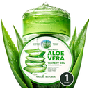 Nature Republic MILD & MOISTURE ALOE VERA WATERY GEL (1 PCS) Quick Hydration & Moisturizing,fast absorbing non-sticky texture,korean skin care for Face,Hair,Sunburn relief, aftershave, all Skin Types