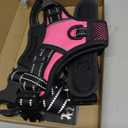 PoyPet No Pull Dog Harness, No Choke Front Lead Dog Reflective Harness, Adjustable Soft Padded Pet Vest with Easy Control Handle for Dogs(Pink, Medium)