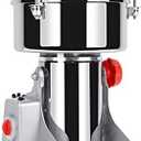 Electric Grain Mill Grinder 700g,High Speed 1800W Spice Herb Mill Grinders, Stainless Steel Pulverizer Powder Machine for Dry Cereals Grains Herbs Spice Coffee Corn Bean Pepper,Swing Type
