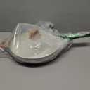 CAROTE 12.5 Inch Non Stick Frying Pan with Lid,White Granite Nonstick Skillet Omelet Pans, Egg Pan Granite Cookware, PFOS & PFOA Free