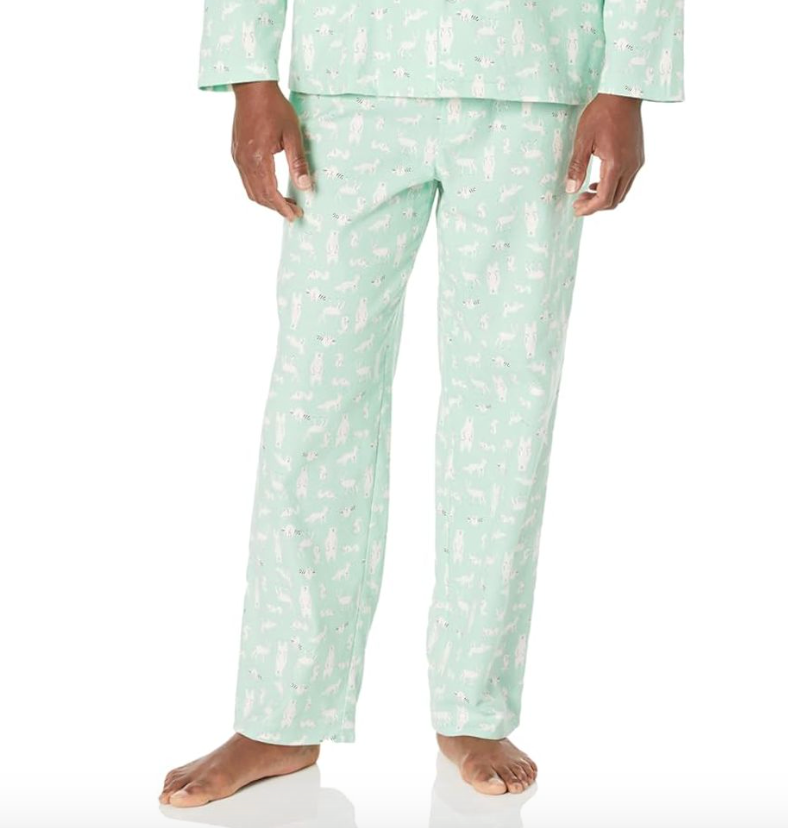  Men's Flannel Pajama Trousers (X-Large)