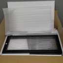 Bread Box for Kitchen Countertop Large Bread Box Farmhouse Bread Container Bread Storage with Window Bread Holder Black