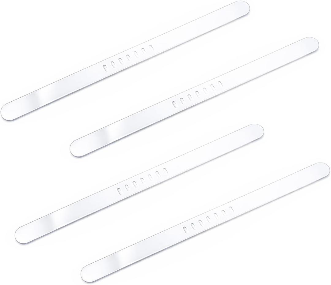 Sibba 4PCS Bed Sheet Holder Replacement Strips, Transparent Bed Lock Sheet Holder Strips for Fitted Sheets Corners Bedding, Keep Sheets Tight & Secure