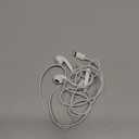 Apple EarPods Headphones with Lightning Connector, Wired Ear Buds for iPhone with Built-in Remote to Control Music, Phone Calls, and Volume