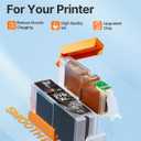 270XL 271XL Printer Ink Compatible for Canon PGI-270XL CLI-271XL Ink Cartridges to use with MG5720 MG6820 TS5020 TS6020 MG7720 TS9020 TS8020 MG5721 MG5722 MG6821 MG6822, 5 Color (PGBK, BK, C, M, Y)
