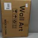 Framed Black and White Abstract Wall Art for Living Room, 3 Piece Modern Minimalist Canvas Prints Artwork for Walls, Contemporary Black Lines Paintings Wall Decor, Hallway, Bedroom, Office, 16x24 Inch