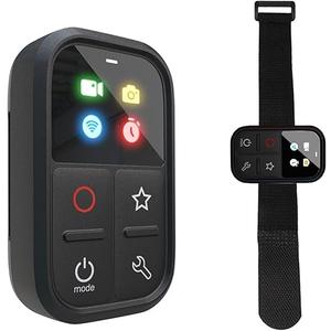 Wireless Smart Remote Control Compatible with GoPro Hero 13/12/11/11Mini/10/9/8/Max LED Colorful Screen Built-in Battery 80M Control Distance with Wrist Strap, USB Charging Cable