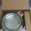 CAROTE 14 Pcs Pots and Pans Set Nonstick,Cookware Set Kitchen Cooking Set with Utensil and Pan Protectors (Cream White)