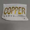 Copper Knee Braces with Strap for Knee Pain Women and Men(2 Pack), Knee Compression Sleeve for Arthritis, ACL, Meniscus Tear, Joint Pain Relief, Knee Support for Working, Running, Weightlifting(M)