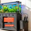 VEVOR 264GPH Canister Filter, 2-Stage External Aquarium Filter with Powerful Pump, Quite Water Circulation Cleaning Machine with Media for Fish Tanks and Aquariums Up to 75 Gallons, for Freshwater