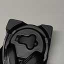 COSMUSIS Trucker Bluetooth Headset, Wireless Headsets with Noise Cancelling Microphone, Long Battery Life Bluetooth Headphones with Detachable Earpad/Single+Dual Mode for Office/Driving/Home (Black)