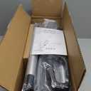 Pool Vacuum Above Ground Pool  60min Runtime & 4-Section Aluminum Pole, Powerful Suction, Lightweight Cordless Handheld Rechargeable Pool Cleaner with 120m Fine Filter (Blue)