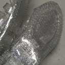 Hee grand Crystal Jelly Heel Sandals for Women Summer Beach Jelly Shoes 7.5