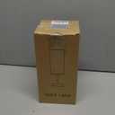 Yarra-Decor Bedside Table Lamp with USB Port - Touch Control for Bedroom Wood 3 Way Dimmable Nightstand Lamp with Round Flaxen Fabric Shade for Living Room, Dorm, Home Office (LED Bulb Included)