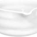 White Matcha Bowl with Spout - Ceramic Chawan Matcha Bowl for Whisking Matcha -Traditional Japanese Macha Bowl Handmade (1 Pcs)