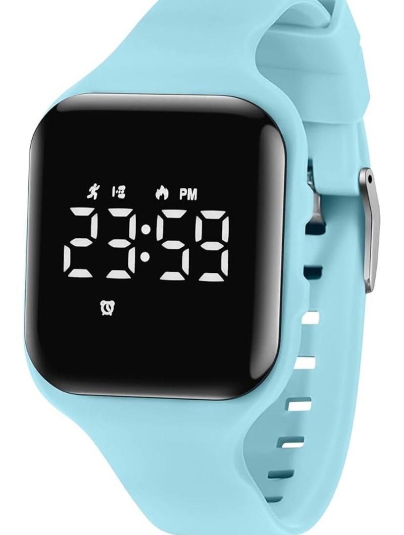 Kids Watch Digital Watch for 5-12 Years Old Boys Girls, Kids Fitness Tracker Watch with Alarm Clock, Stopwatch, Step Counter Sports Watch, No App Waterproof Watch for Kids Teens Gifts