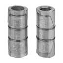 10-Pack Sieqioor 5/8" x 2-5/8" Outer Diameter 1 Double Expansion Shield Anchors  Zinc Plated Double Expansion Shield Anchors for Concrete, Brick & Block, Heavy-Duty Inside Screw Anchors