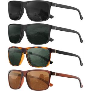 KALIYADI Polarized Mens Sun-Glasses Sunglasses-Men : Classic Sunglasses with UV Protection for Fishing Driving Golf