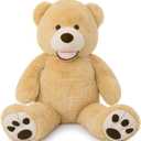 MaoGoLan Giant Teddy Bear Plush,39 inches Big Teddy Bear Stuffed Animal,Adorable Smiling Large Bear,Express Your Love Gift for Kids,Girlfriend,Baby Shower,Valentines Day,Christmas,Long Distance