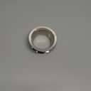 2.5" to 3" Exhaust Flange Adapter,Turbo Exhaust V-band Adaptor Flange CNC(2-1/2"ID to 3"ID)