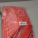 100PCS Red Bandana Cocktail Napkins, 3-Ply Disposable Paisley Print Beverage Napkins, Western Cowboy Theme Party Supplies for Birthday, Wedding, Picnic, Baby Shower (Red, 5x5 Inch)