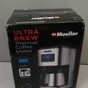 Mueller Ultra Brew Thermal Coffee Maker, 8 cup (34oz) Carafe, Keep Warm, Auto Shut-Off, LCD Display Coffee Machine, Programmable, Delay Brew Function, Stainless Steel
