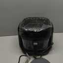 BOSWELL Glass Air Fryer, 7.5QT with Transparent Fry Bowl, Circulating Heating, Temperature Control, Air Fryer Roast, Dishwasher Safe (Black)