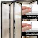 4 Pcs Spring Loaded Bi-Fold Door Top Roller Guide Wheel, Bifold Door Hardware Kit Bifold Repair Kit Doors Replacement Parts for Sliding Closet, Pocket, Accordion, Barn Doors