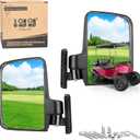 Universal Folding Golf Cart Side View Mirrors for EZGO, Club Car, Yamaha