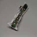 2 x Reflective Dog Collar, Cute Christmas Style Dog Collar for Small Dogs, Soft Nylon Puppy Collar for Boy and Girl Female Dog, Adjustable Heavy-Duty Pet Collars with Quick Release Buckle, Green (S (Neck 10-16", Width 3/4"))