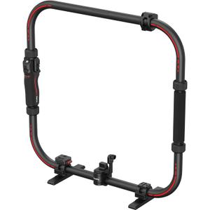 SMALLRIG Stabilizer Handheld Ring Grip for DJI RS 2 / RS 3 Pro/RS 4 / RS 4 Pro/RS 5 Gimbal, Supports Various Controls, Integrated Foldable Design, Max Load 17.6 lb - 4328