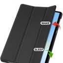 Kepuch Custer Case for Honor Pad X9, Honor X8 Pro 11.5",Ultra-Thin PU-Leather Hard Shell Cover - Black
