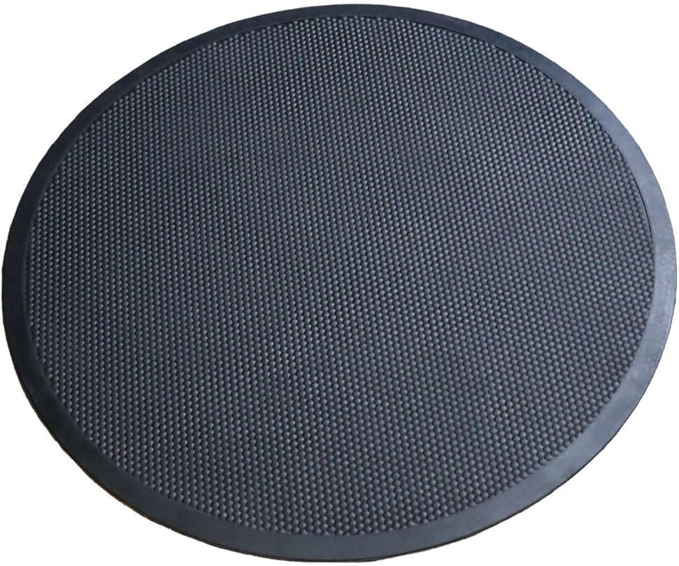 Rubber-Cal Rubber BBQ Under Grill Mat - 5mm x 32" Diameter Round Mat