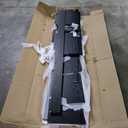 70" TV Stand for Living Room, Modern Entertainment Center & Media Console, Fits TVs up to 80", Storage Cabinet with Shelves, 36" Electric Fireplace with LED Flame (All Black)