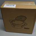 Kerilyn Deep Fryer Pot, 9.4 Inch/3.4 L Janpanese Style Tempura Frying Pot with Lid, 304 Stainless Steel with Temperature Control and Oil Drip Drainer Rack, for Kitchen French Fries, Chicken etc