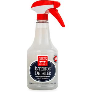 Griot's Garage Interior Detailer, Light-Duty Car Cleaner for All Surfaces, Including Vinyl, Leather, Metal, Plastic, Glass, and More, 10975, 22oz