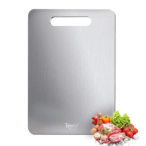 Cutting Boards For Kitchen, Easy to clean, Double-sided food-grade Cutting Board For Cutting Meats, Fruits And Vegetables 2SS