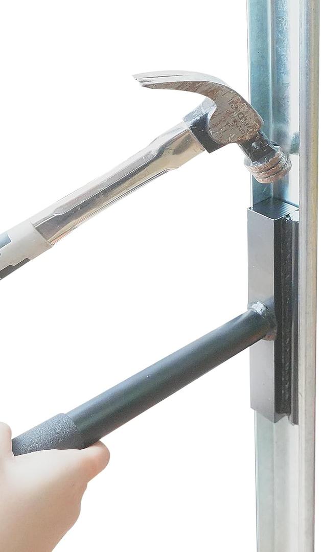 LAJIAOZ Garage Door Vertical Track Repair Tool Set, Anvil Tools for Garage Door Track Maintenance, Exclusively for 2-inch Roller Track Rail Systems Replacement